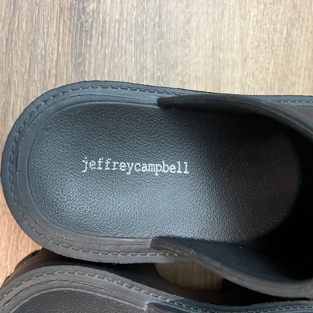 Jeffrey Campbell Black Chunky Platform Clogs - Picture 9 of 11